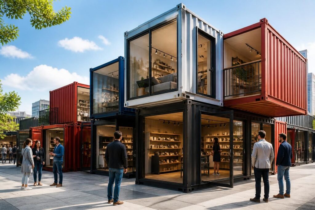 découvrez nos containers magasins : choix, tarifs, occasions et options personnalisées pour créer un commerce modulable adapté à vos besoins.