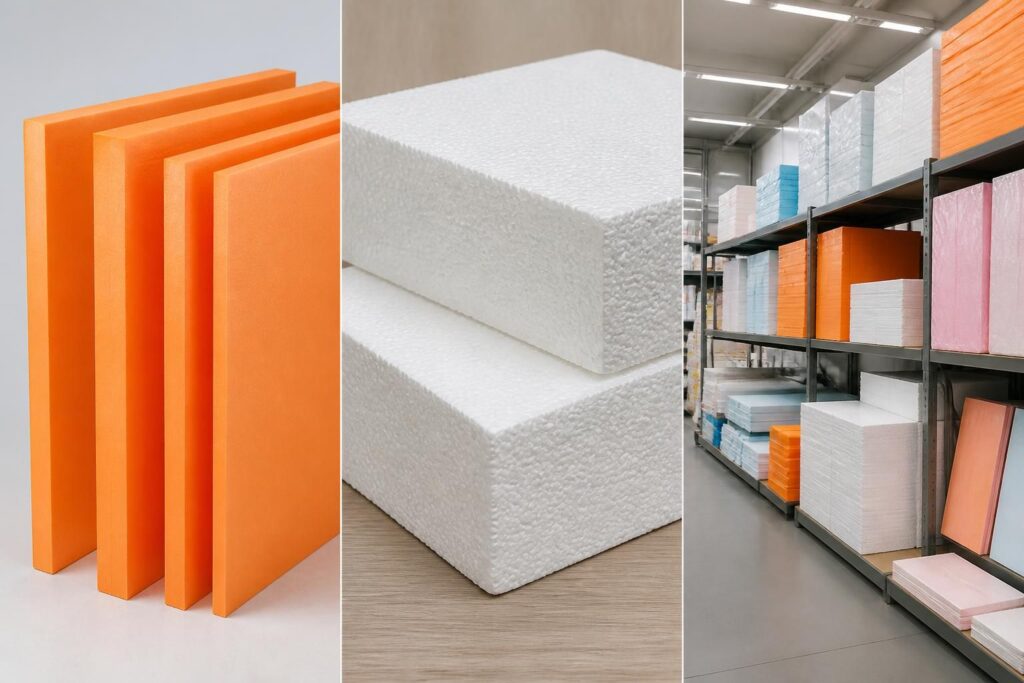 Isolant polystyrène : comparatif entre extrudé, expansé et points de vente