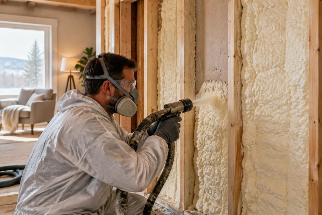 Isolation avec mousse polyuréthane injectée : avantages et application